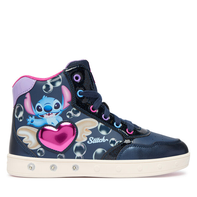 Sneakersy Geox J Skylin Girl J668WE 054AJ C4268 D Granatowy