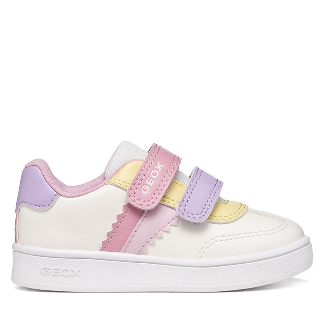 Sneakersy Geox B Eclyper Girl B665MA 000BC C1R8Z Biały