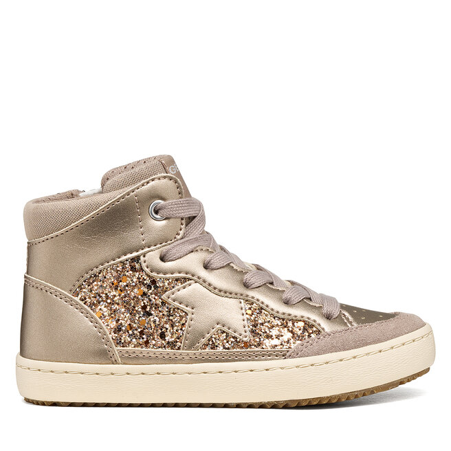 Sneakersy Geox J Kalispera Girl J664GB 0NFEW C6028 M Złoty