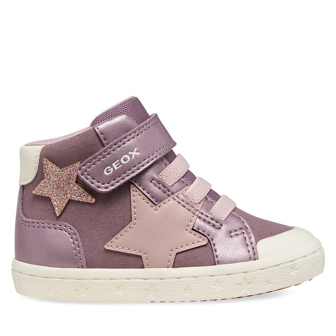 Sneakersy Geox B Gisli Girl B561MG 0AU54 C8006 S Różowy
