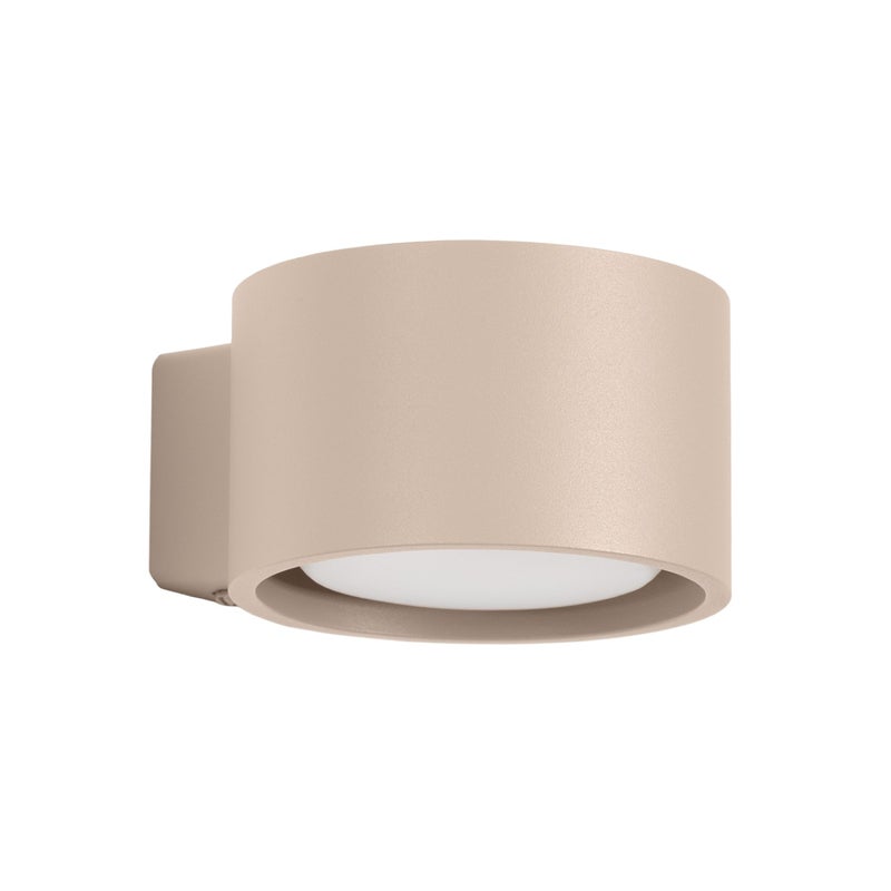Kinkiet ścienny nowoczesny taupe okrągły 1xGX53 10W MODO Sollux Lighting