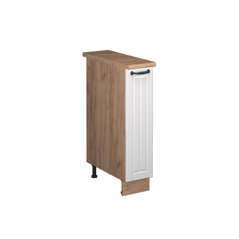 Vicco Szafka apteczna Fame-Line, Biały rustykalny/Dąb goldkraft, 20 cm, BP Dąb