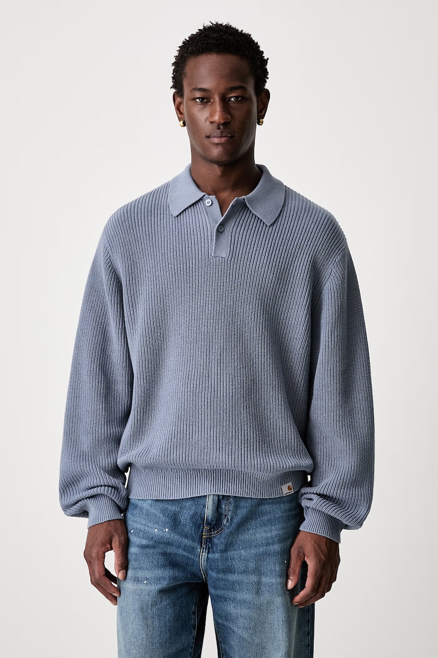 Carhartt WIP L/S Miles sweter bawełniany męski
