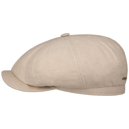 Czapka Lniana Hatteras 8 Panel by Stetson, beżowy, XL (60-61 cm)