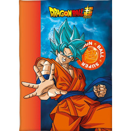 Faro Koc polarowy 100x140 Dragon Ball niebieski pomarańczowy 220g/m2