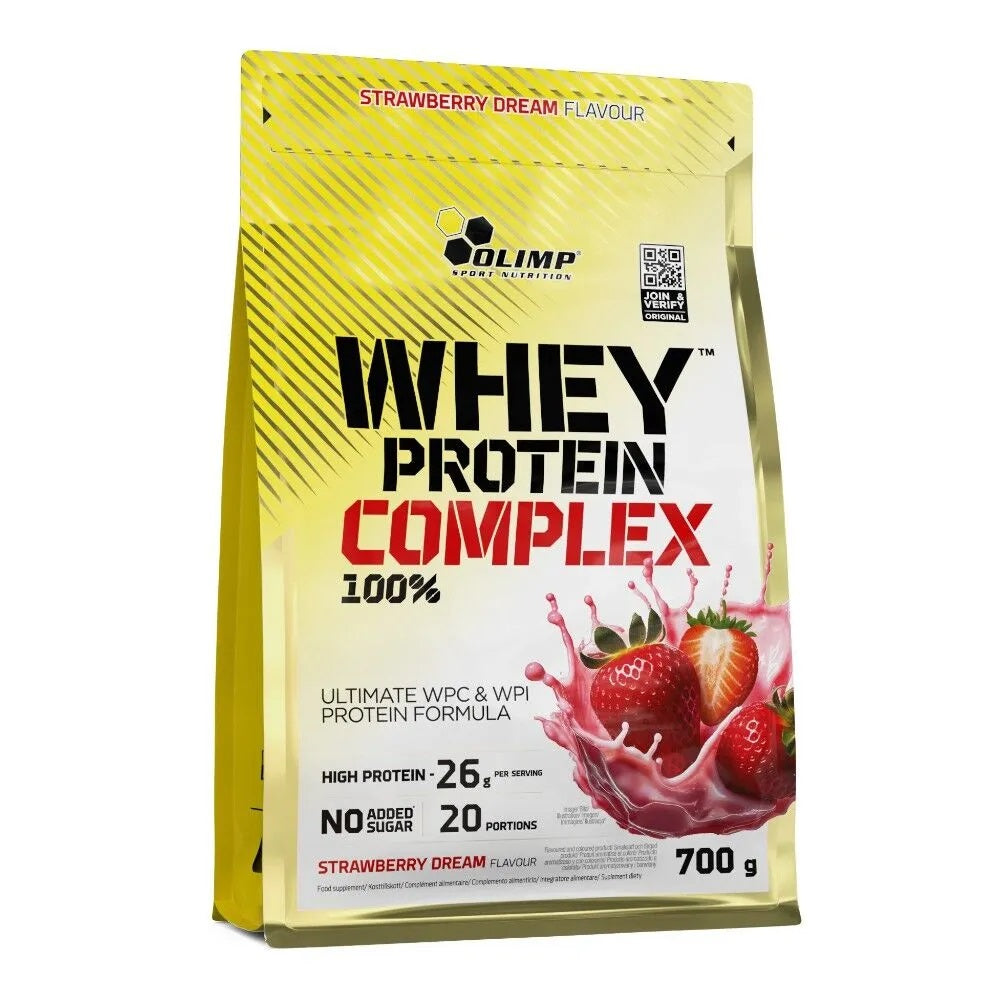 Olimp Izolat białka Whey Protein Complex 100% 700g Truskawka
