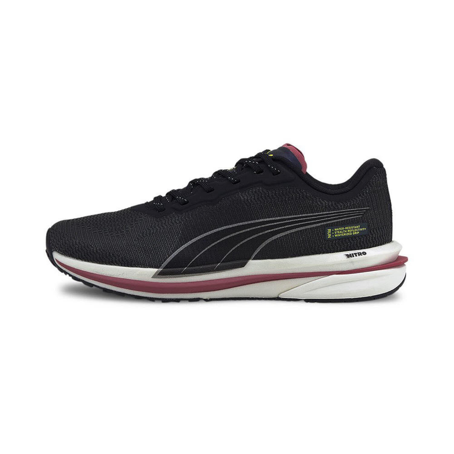 Puma Velocity Nitro Wtr Czarno-biało-różowy Czarny