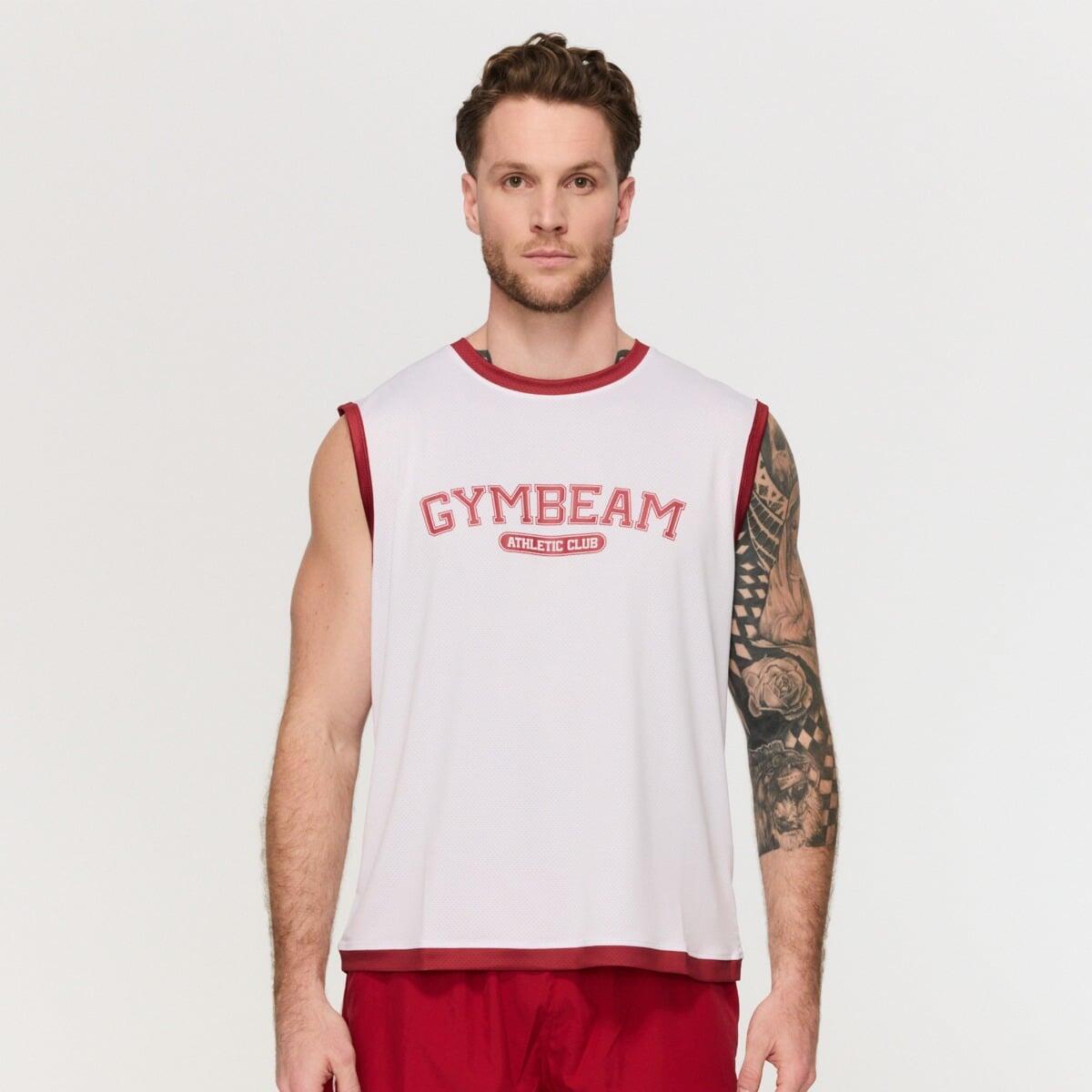Tank top męski fitness oversize Varsity