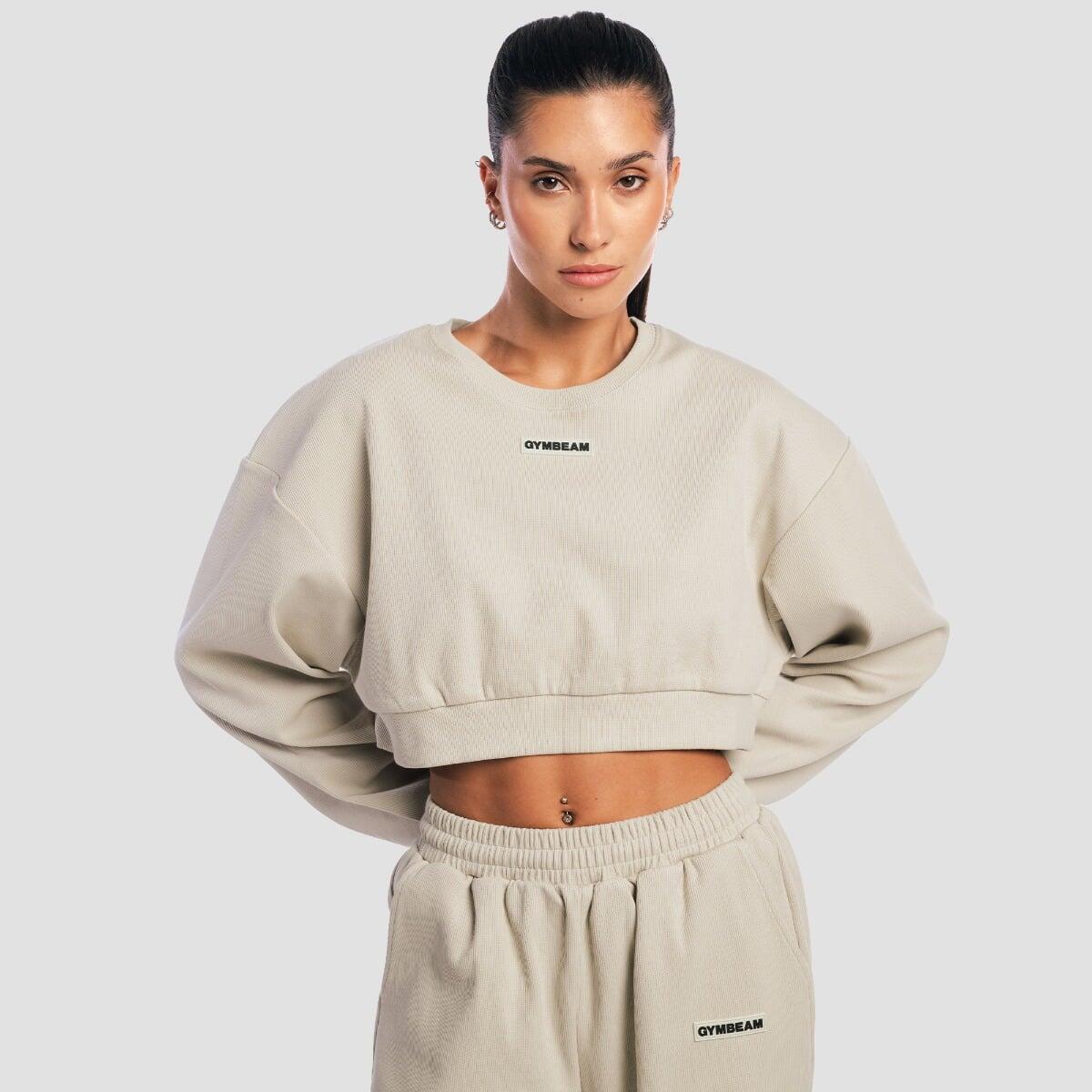 Bluza damska fitness krótka oversize Aura