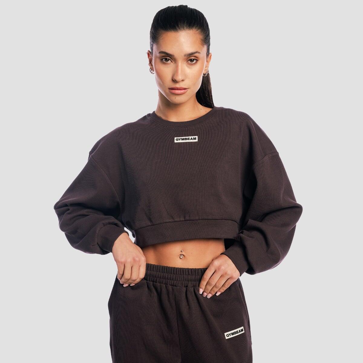 Bluza damska fitness krótka oversize Aura