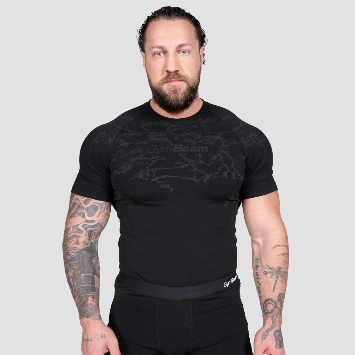 Koszulka męska fitness bezszwowa slim Static