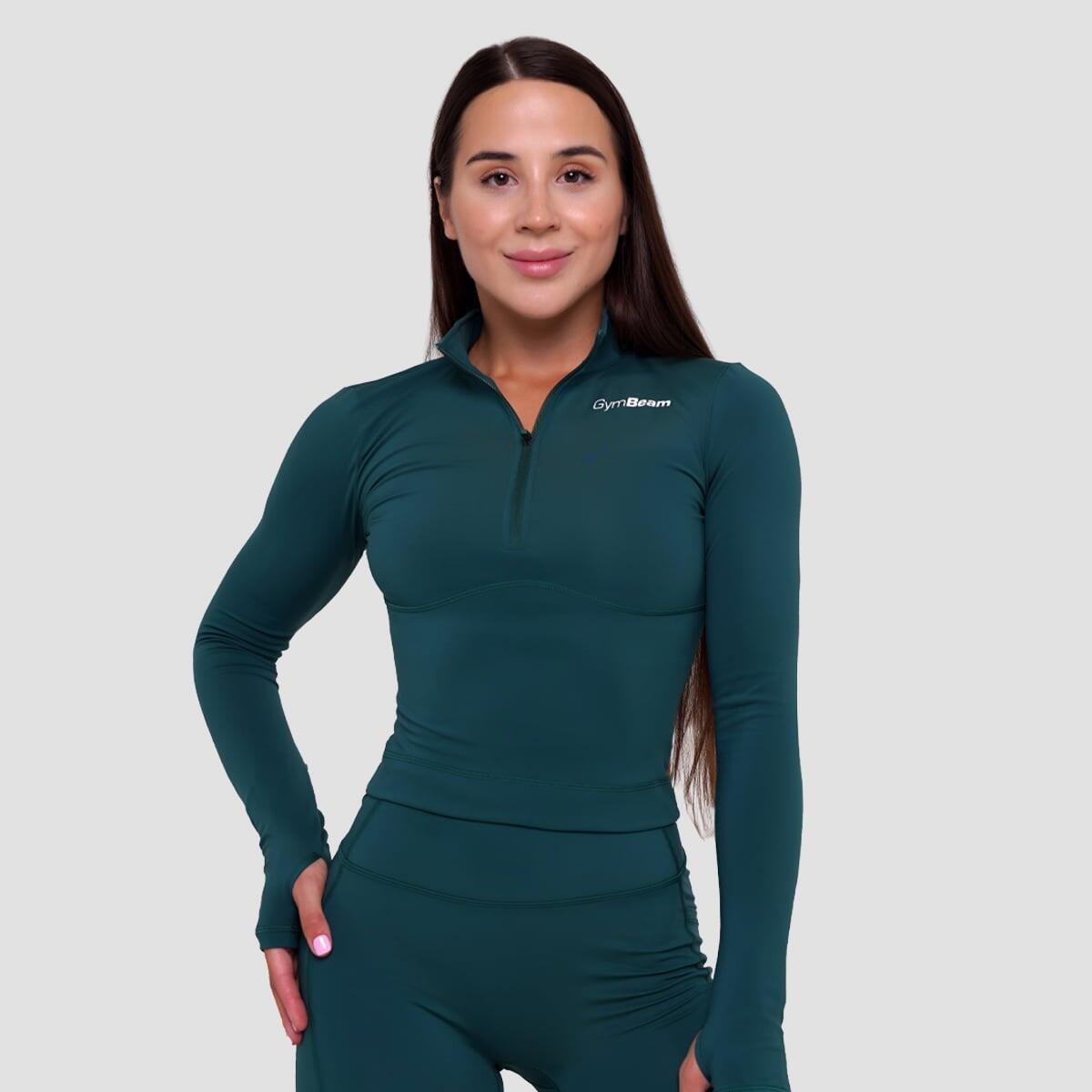 Koszulka damska fitness z zamkiem i długim rękawem Ignite