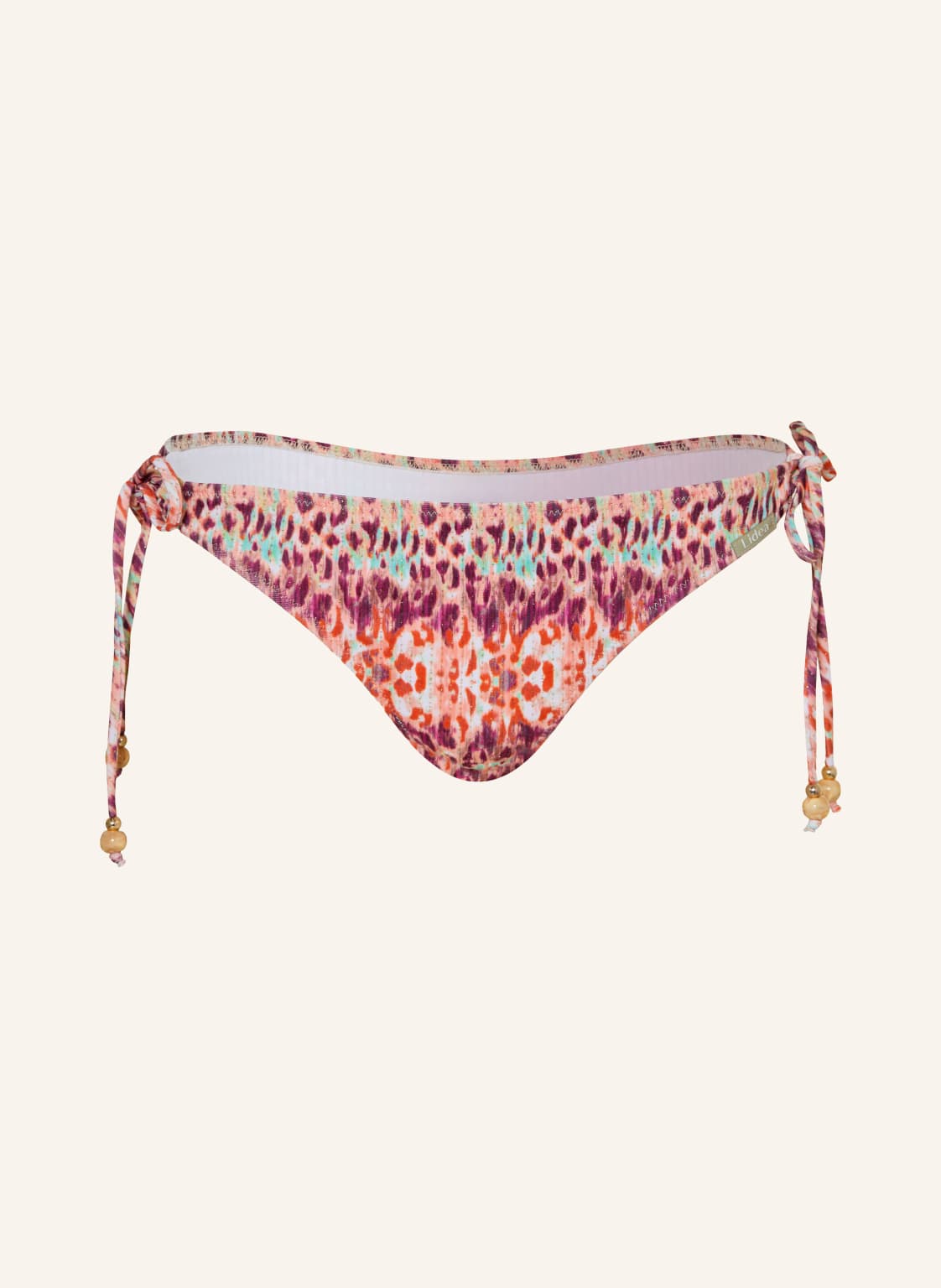 Lidea Dół Od Bikini Trójkątnego Batikblaze Z Brokatową Przędzą I Ozdobnymi Perełkami lila