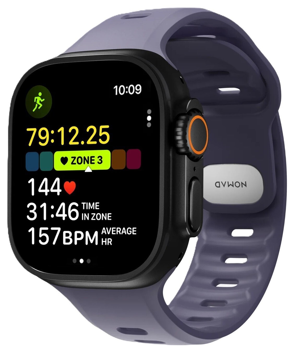 NOMAD Tempo Band do Apple Watch 49mm fioletowy