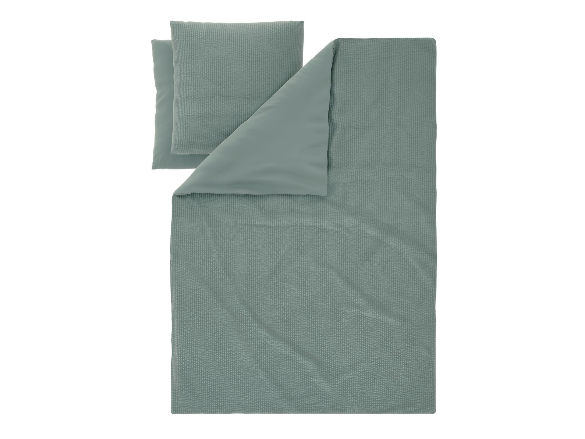LIVARNO® Dwustronna pościel z kory, 220 x 200 cm (Zielony)