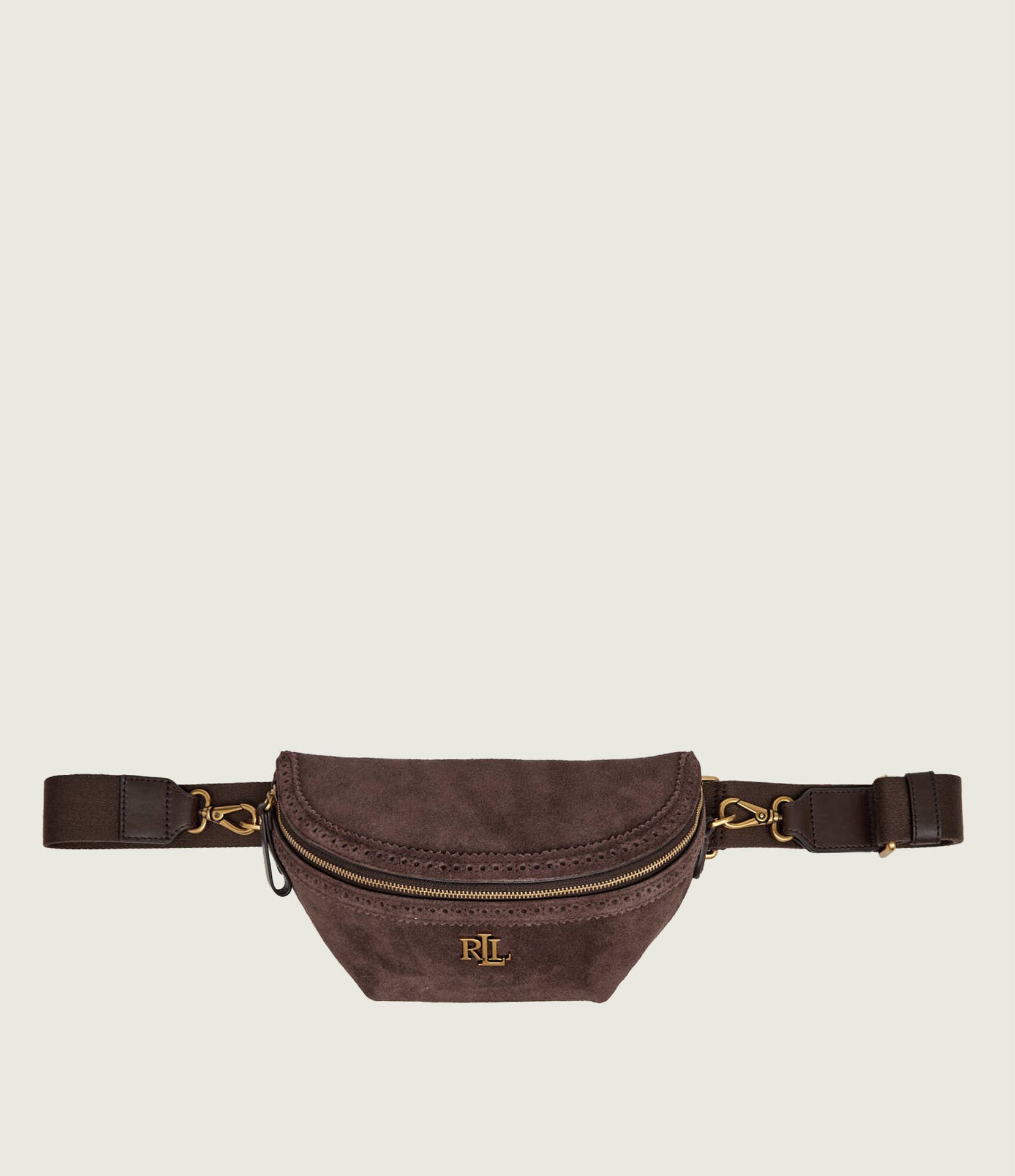 LAUREN RALPH LAUREN Saszetka nerka Marcy zamsz