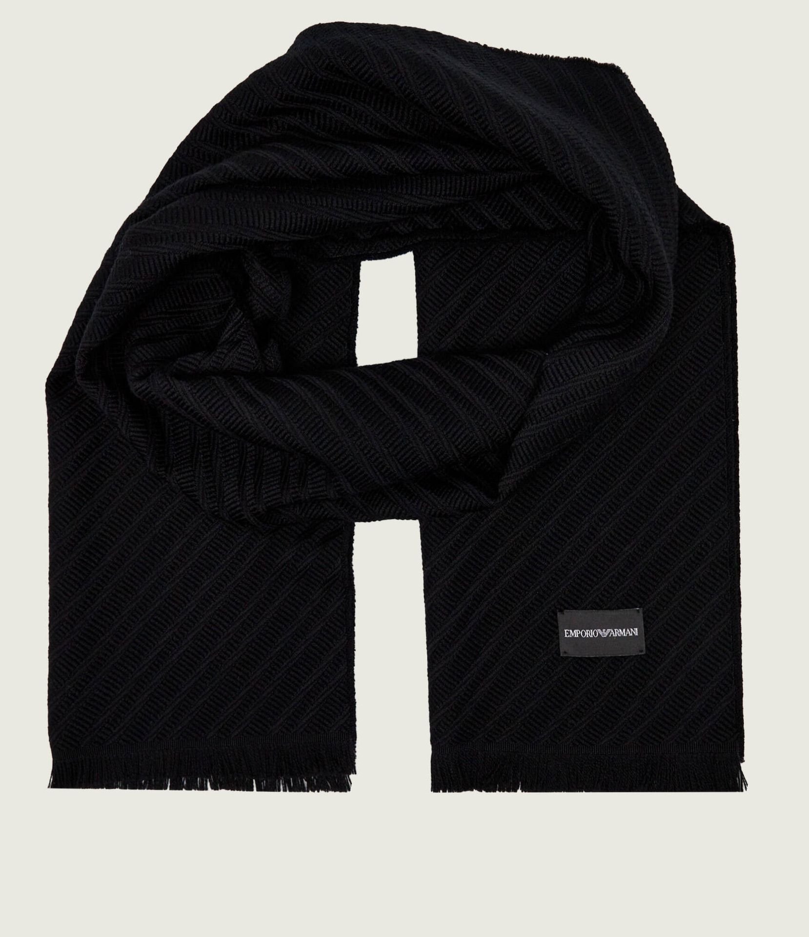 Emporio Armani Wełniany szal