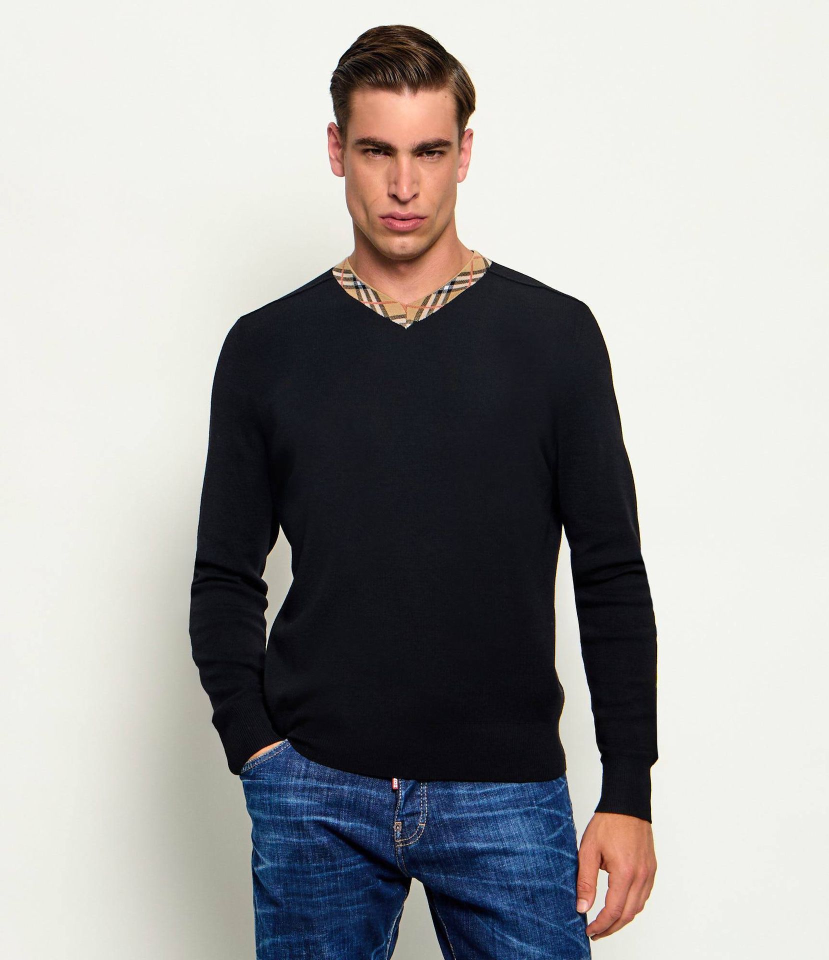 Burberry Wełniany sweter Maxim Regular Fit