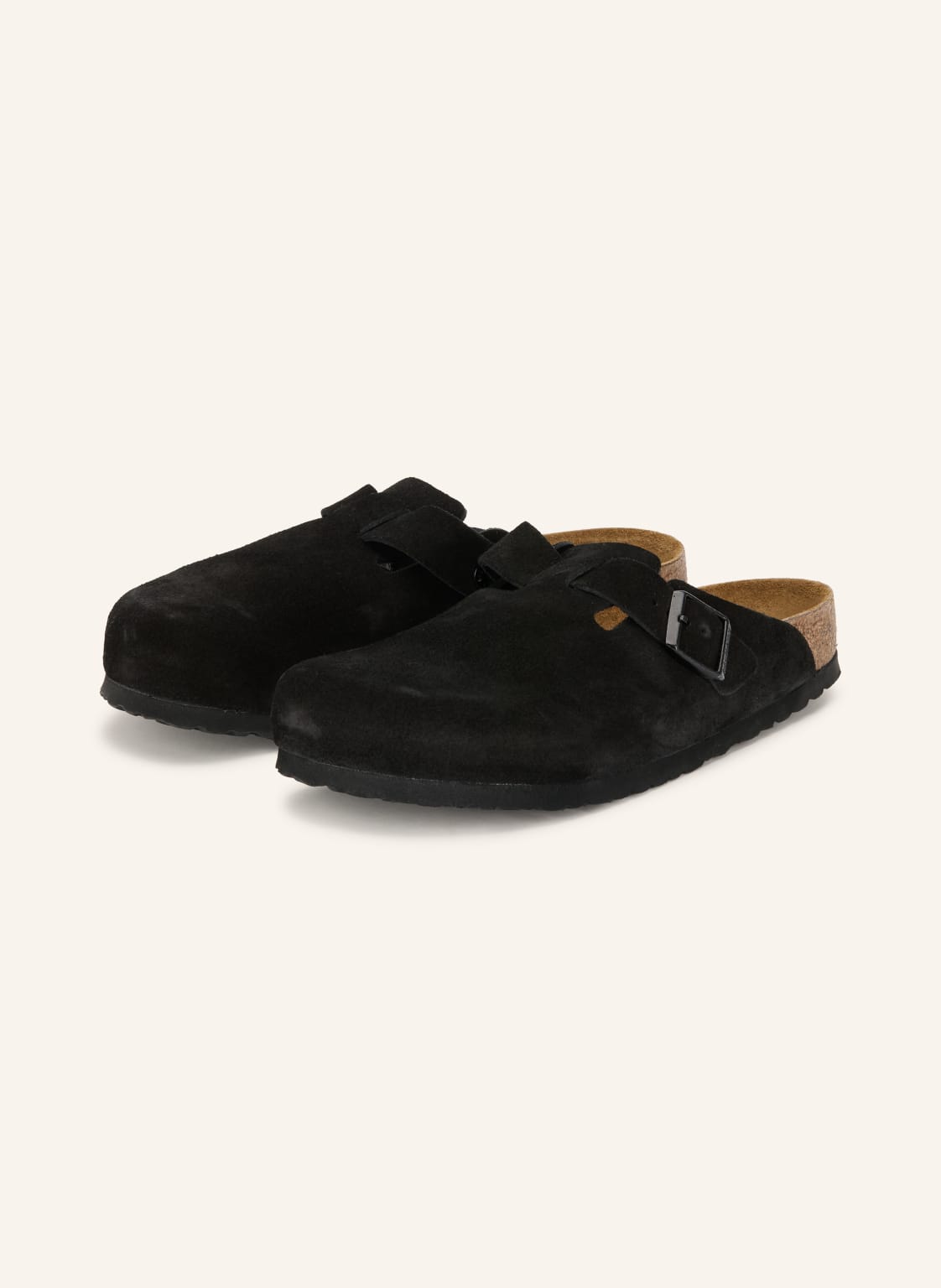 Birkenstock Klapki Boston schwarz