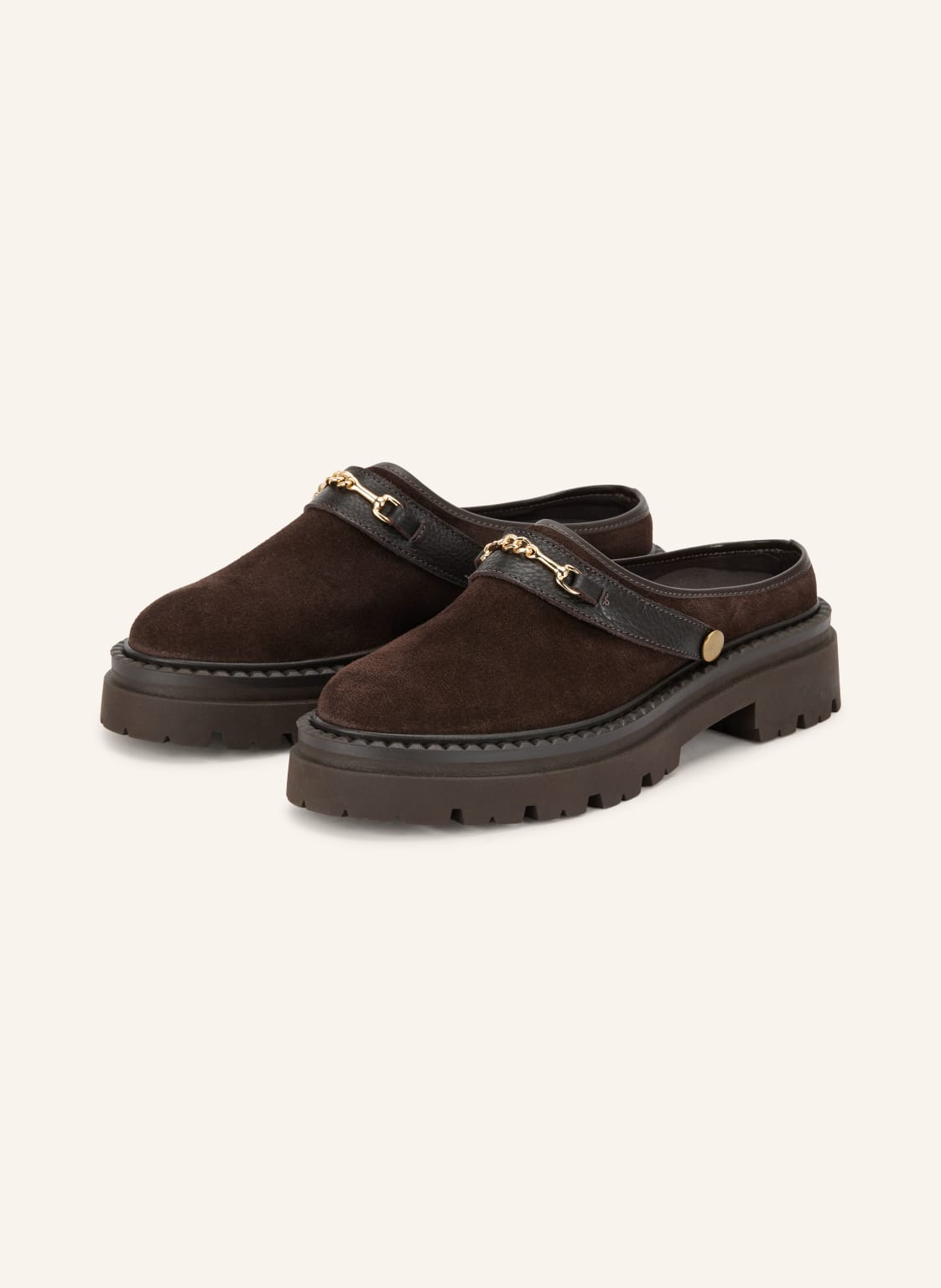 Steve Madden Klapki Na Platformie Karina Mule braun