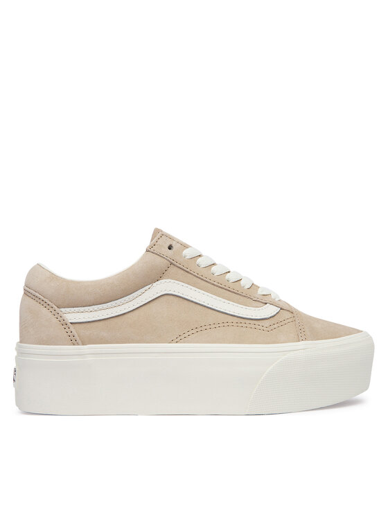 Vans Tenisówki Old Skool Platform VN0009PZ4MG1 Beżowy