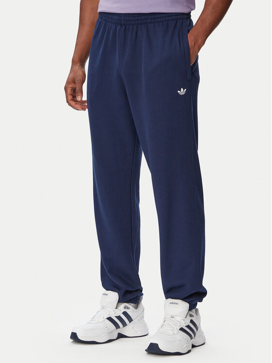 adidas Spodnie dresowe Trefoil Essentials French Terry KT2455 Granatowy Regular Fit
