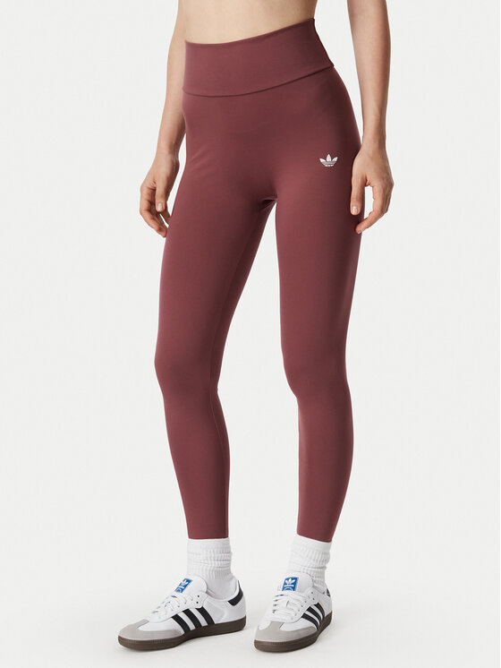 adidas Legginsy Essentials Tights KV9151 Brązowy Slim Fit