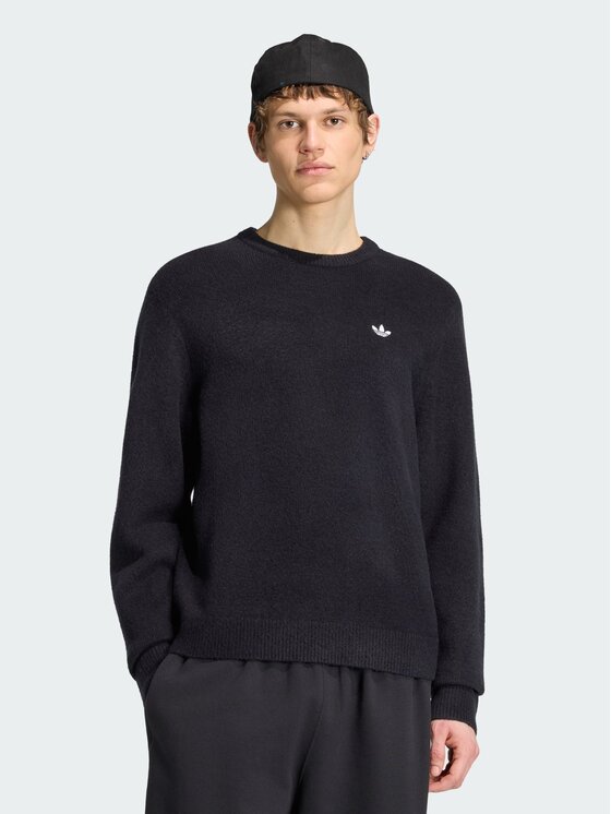 adidas Sweter Trefoil Essentials KS4891 Czarny Regular Fit