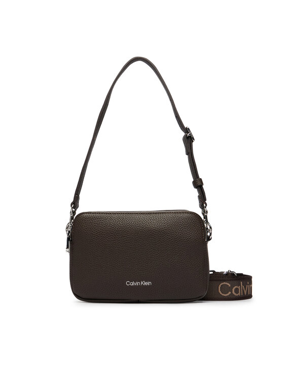 Calvin Klein Torebka Webbing 2X Strap Camera Bag LV04F3656G Czerwony