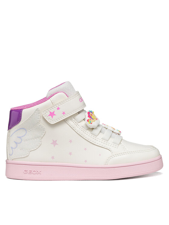 Geox Sneakersy J Eclyper Girl J66LRA 0BCQ6 C0653 D Biały