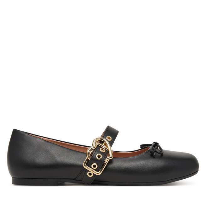 Baleriny LOVE MOSCHINO JA11091G1PIE0000 Czarny