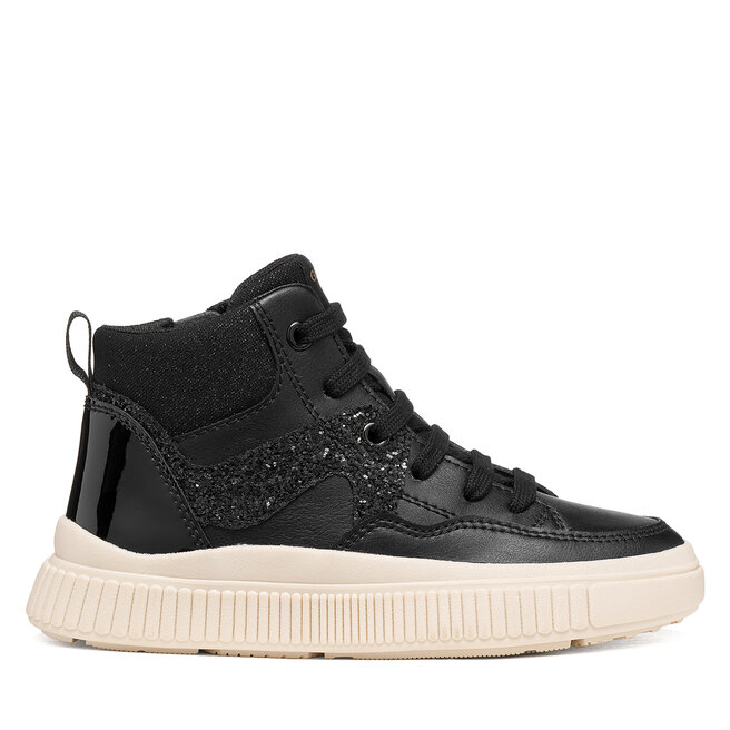 Sneakersy Geox J Laquinny Girl J66M3D 05402 C9999 M Czarny