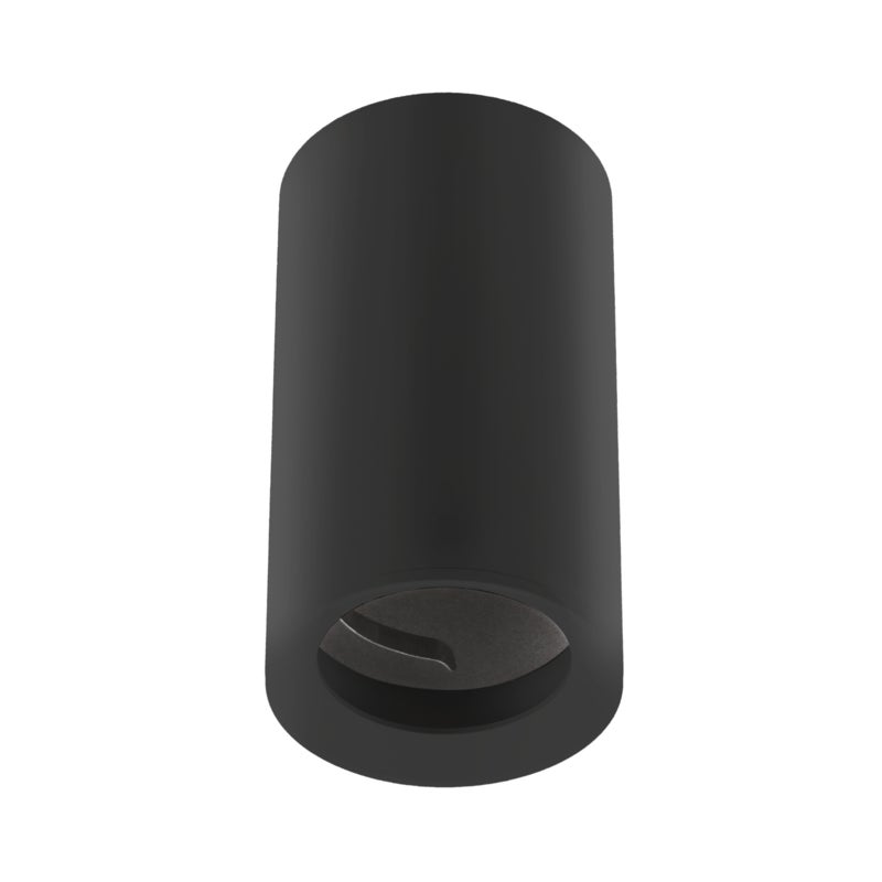 Oprawa sufitowa TIPO, aluminium, 65x115 mm, IP20, max. 50W, okrągła, czarna - GTV LIGHTING
