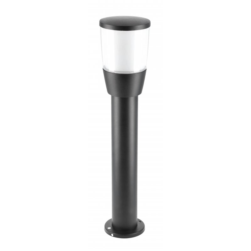 Lampa ogrodowa słupek TORO-P 50, E27 max 15W, czarna, IP54, prosty nowoczesny design, do ogrodu – GTV LIGHTING