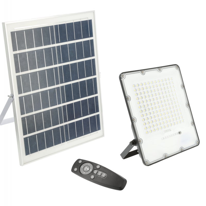 Naświetlacz solarny BRAVOS, LED, 2000lm, 6400K, 21000mAh, IP65, 120°, pilot - GTV LIGHTING