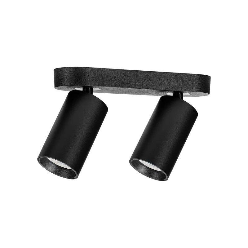 Reflektor regulowane reflektory Yorli czarny 2xGU10x7W aluminium wym:13,5x22x7cm IP20 Rabalux