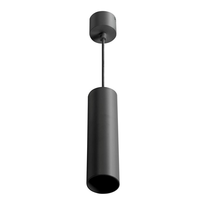 Oprawa zwieszana LAGOS II, GU10, max. 20W, AC220-240V, IP20, aluminium, czarny - GTV LIGHTING