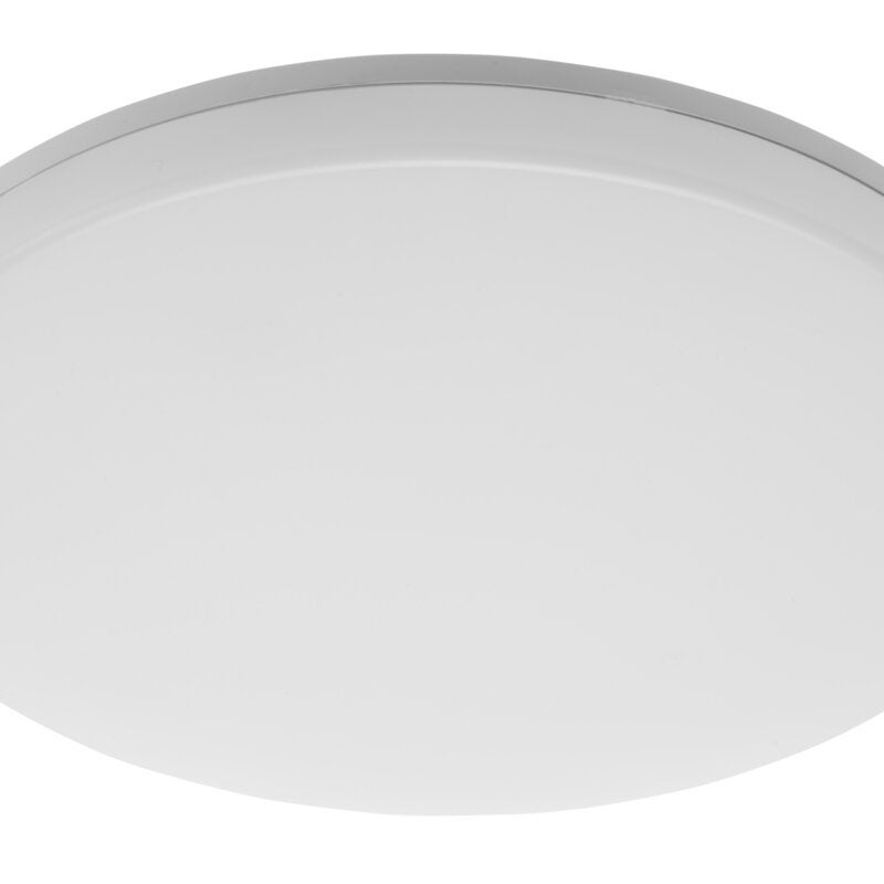 Plafoniera BESA, LED, 24W, 2400lm, 3000K, AC180-250V, IP54, IK10, PC+PC, okrągła, ściemnialna - GTV LIGHTING