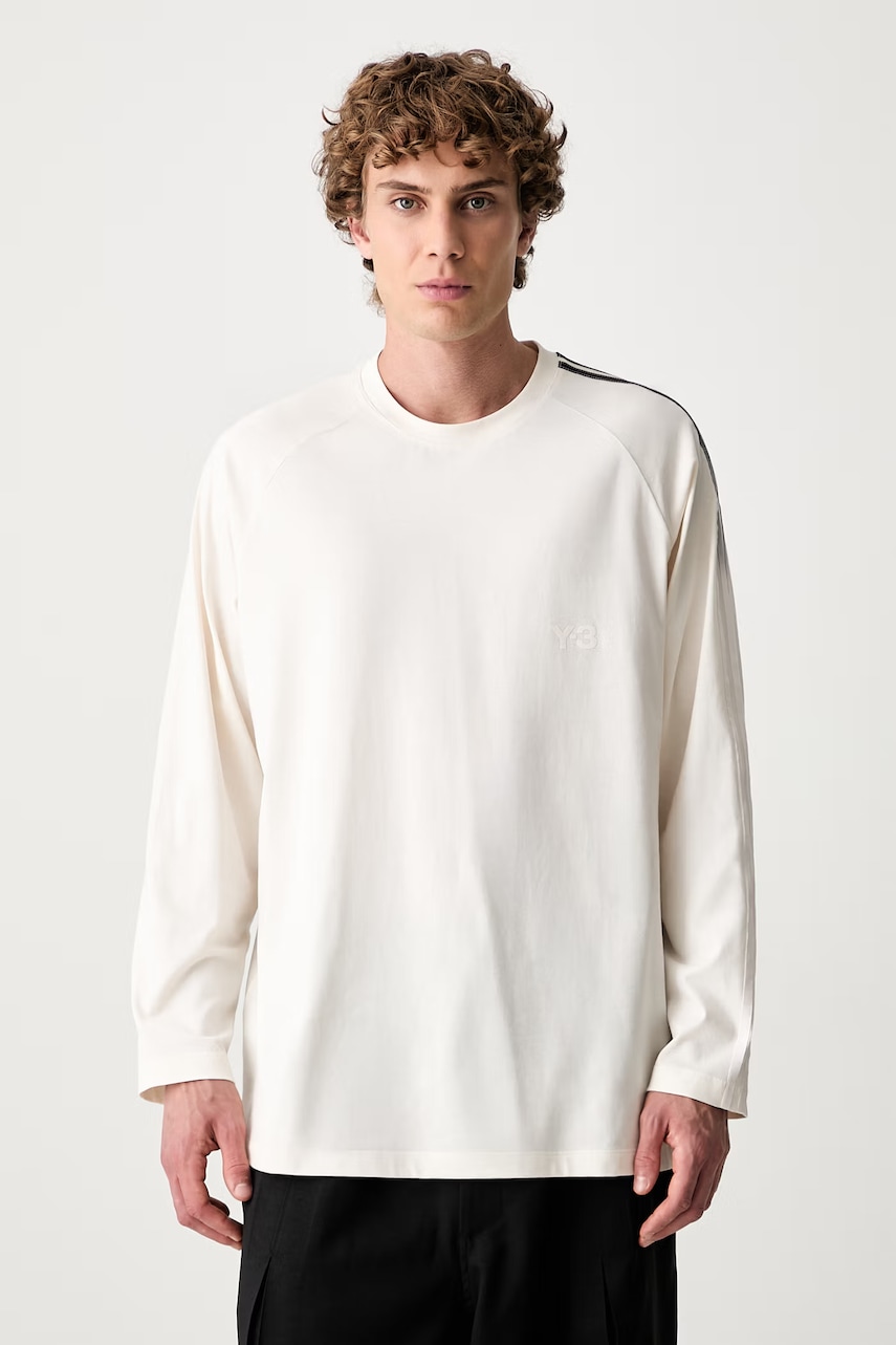 Y-3 OVS GRD 3S LS T longsleeve męski bawełniany