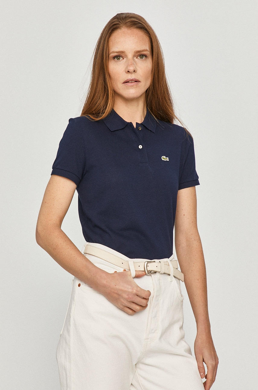 Lacoste polo bawełniane damskie