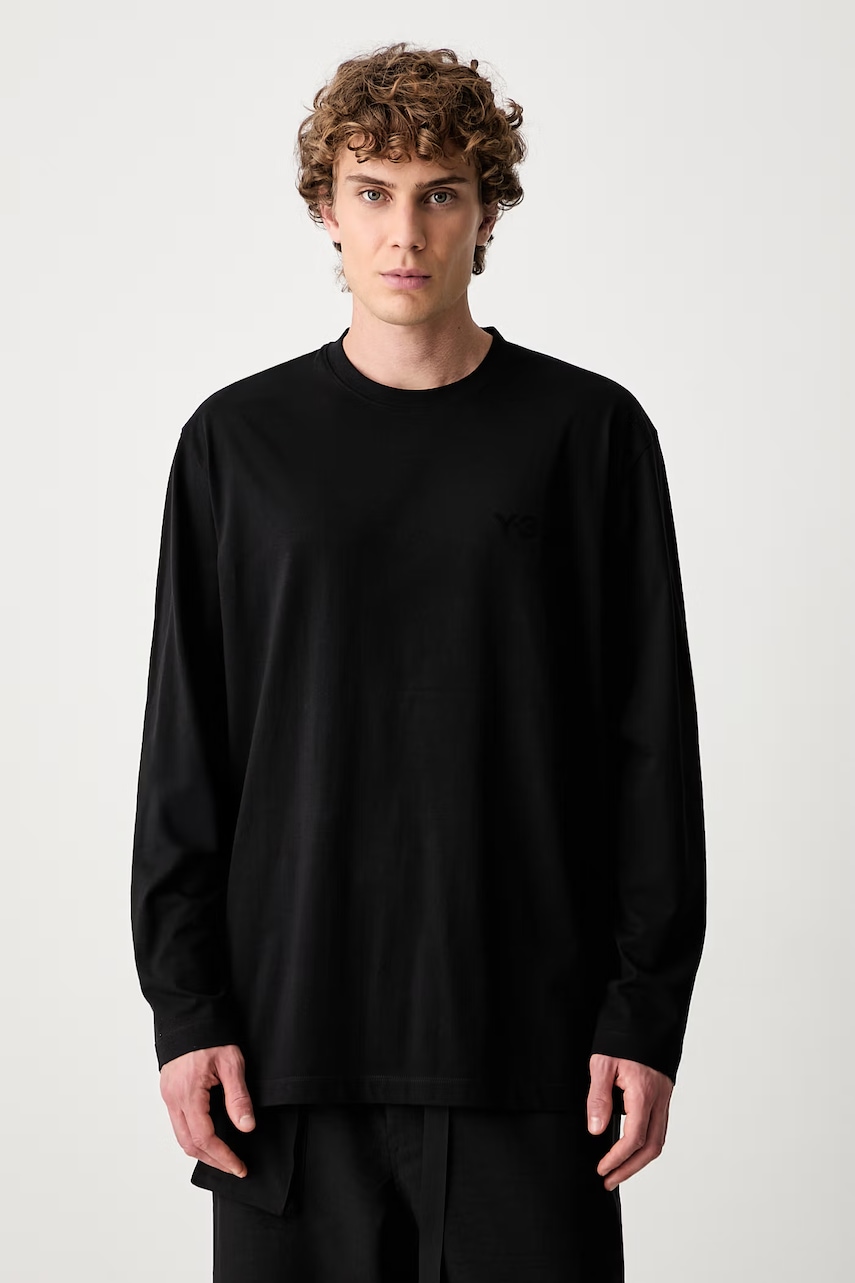Y-3 U LS TEE longsleeve męski bawełniany