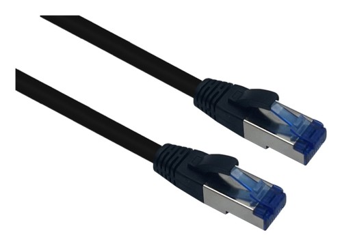 Helos 205590 kabel sieciowy Czarny 50 m Cat6a S/FTP (S-STP)