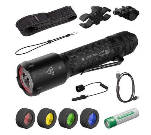 Ledlenser Zestaw mysliwski TAC6R Black Case