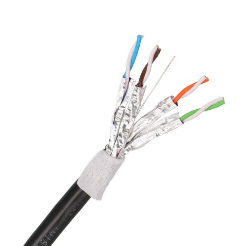 Extralink CAT6A FTP (F/UTP) OUTDOOR TWISTED PAIR WITH GEL 305M kabel sieciowy EX.96587