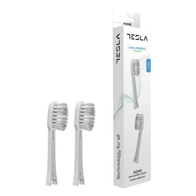 Oryginalna końcówka szczoteczki TESLA Home Premium Biały (2 szt.) (Antybakteryjna)