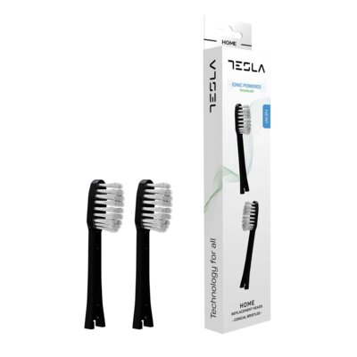 Oryginalna końcówka szczoteczki TESLA Home Premium Czarny (2 szt.) (Antybakteryjna)