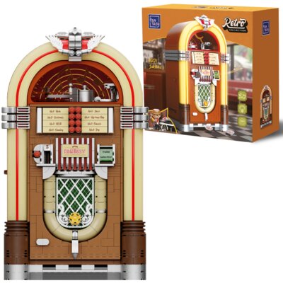Klocki konstrukcyjne PANTASY Interaktywny odtwarzacz muzyczny Jukebox 1273 elementów