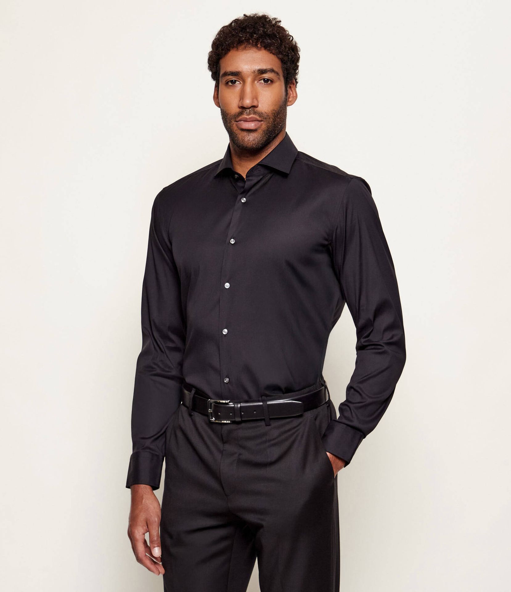 BOSS BLACK Koszula P-HANK-spread-C1-222 Slim Fit