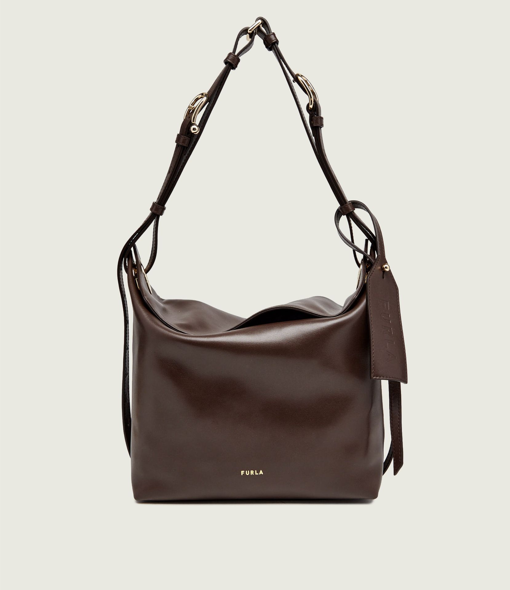 Furla Skórzana torebka na ramię Furla Ginevra M