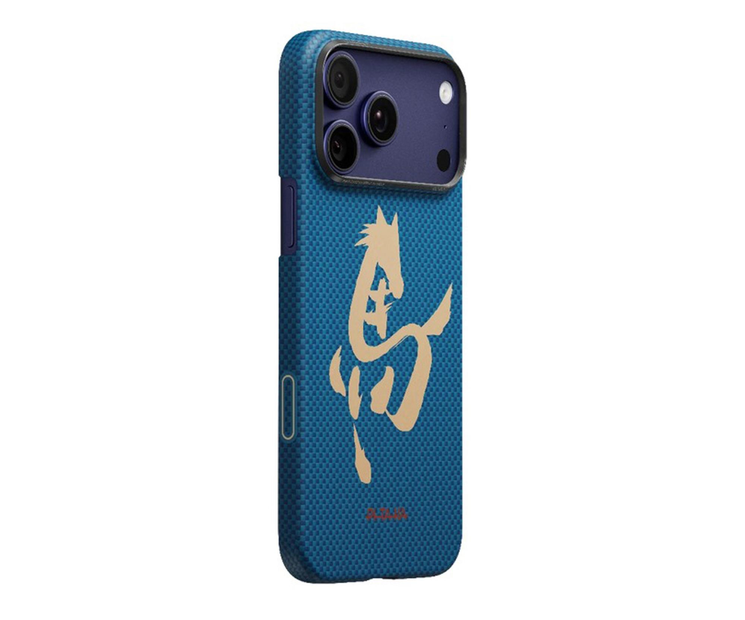 PITAKA Edge Case do iPhone 17 Pro Ink Horse Azure Green HR1704P